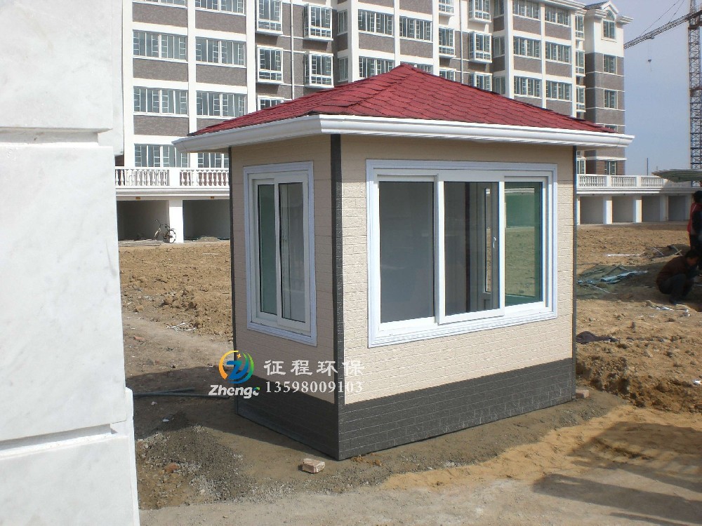 金属雕花板岗亭