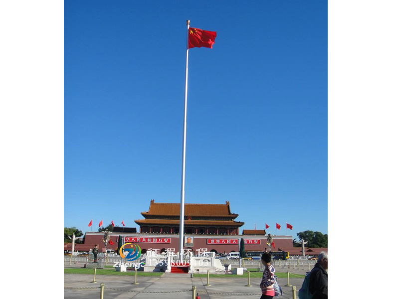 手动锥形旗杆