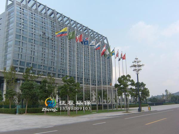 手动锥形旗杆